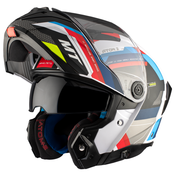 Купити мотошолом MT Helmets Atom 2 SV Bast A0 Pearl Gloss